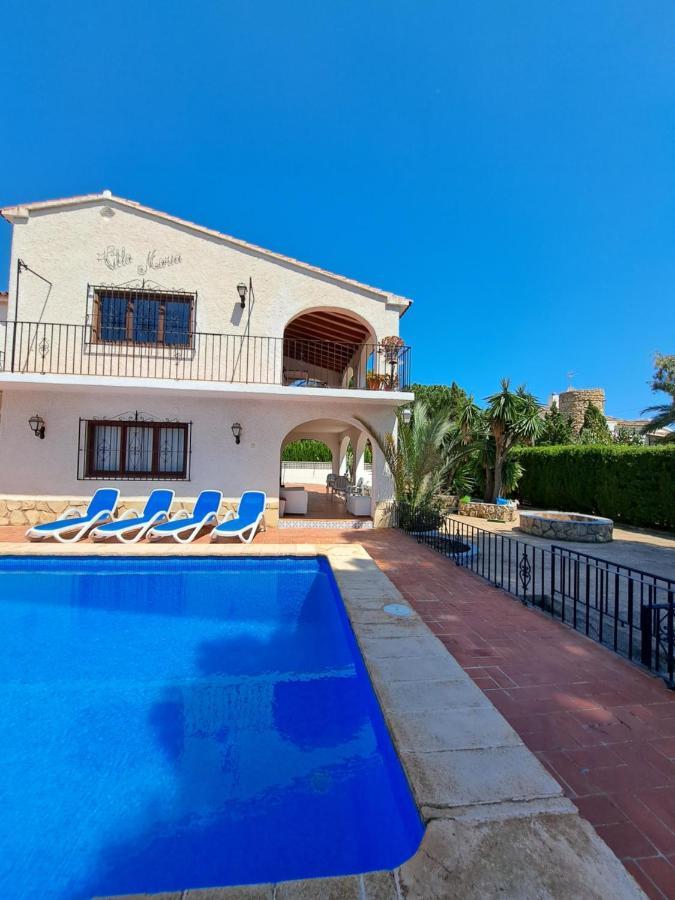 Villa Maria Apartamento 150 M Del Mar Piscina Privada Parking Calpe Luaran gambar